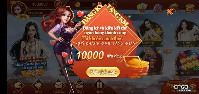 Khám phá kho tàng game CF68 siêu to khổng lồ