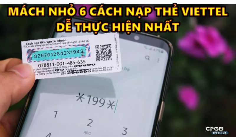 Mách nhỏ 6 cách nạp thẻ viettel dễ thực hiện nhất