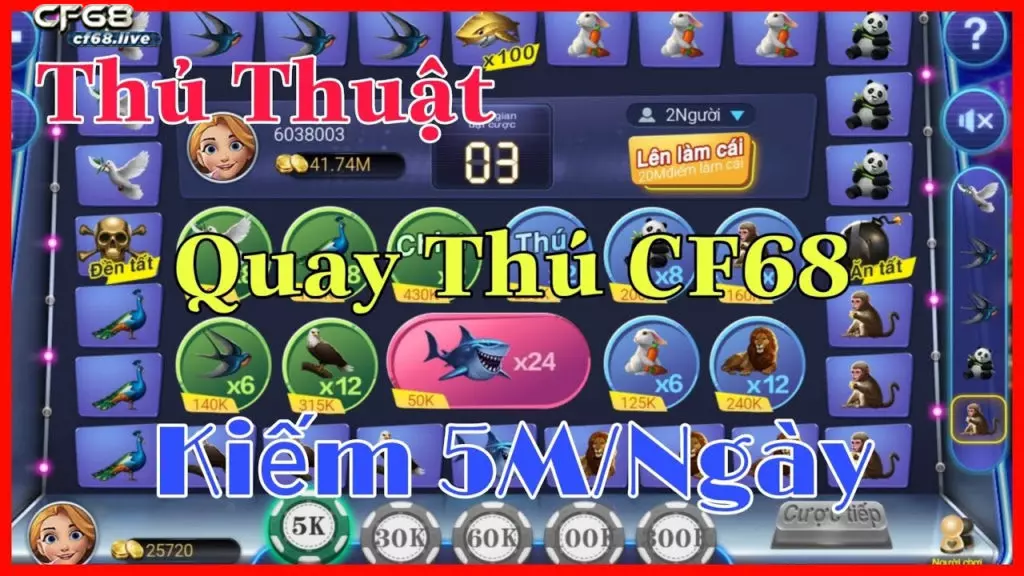 Trang chủ game quay thú cf68 club