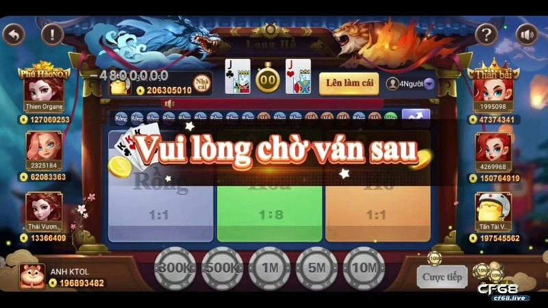 Long hổ game siêu hot 2022