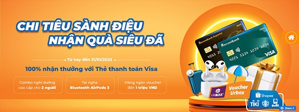 Sacombank khuyen mai 2022 mang đến lợi ích cho khách hàng