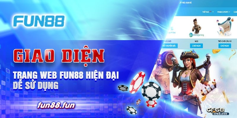 Ưu điểm có tại trang fun88