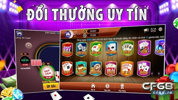 Game doi thuong thu hút sự chú ý của rất nhiều người tham gia