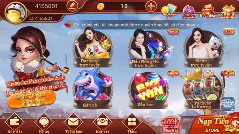 Game danh bai online CF68 hấp dẫn, chất lượng và uy tín