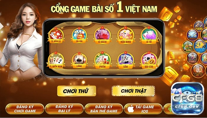 Game bài đổi thưởng online Cf68 rút tiền uy tín 100% hiện nay