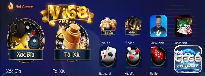 Tham gia đặt cược game bài đổi tiền uy tín tại vi68 