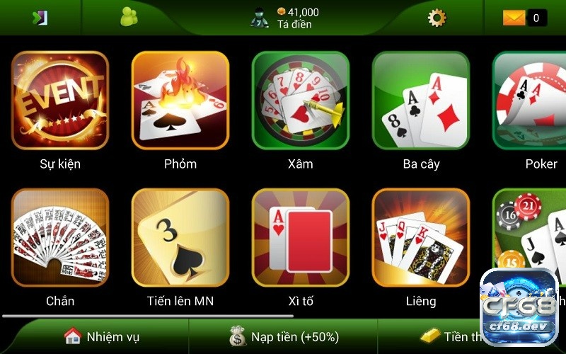 Game danh bai online mang tính giải trí rất cao