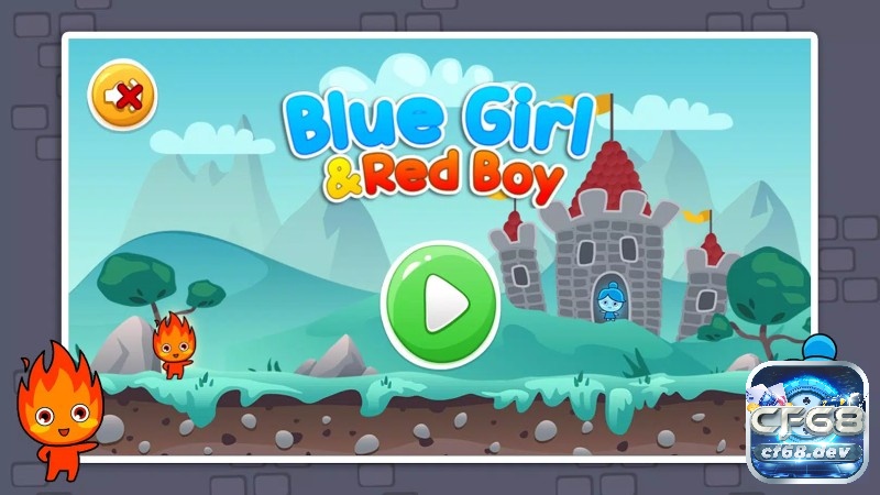 Game Blue Girl & Red Boy xây dựng đồ họa sinh động, trực quan