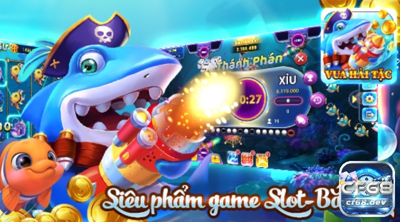 Tỷ lệ trả thưởng cao tại game bắn cá hải tặc