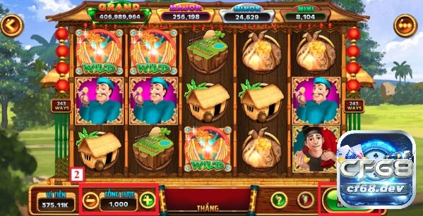 Slot game thiết kế bắt mắt, ấn tượng