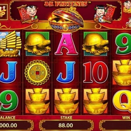 88 fortunes slots với Jackpot khủng lên tới 200.000$