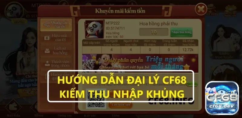 Cách trở thành đại lí cf68 nhanh chóng và hiệu quả