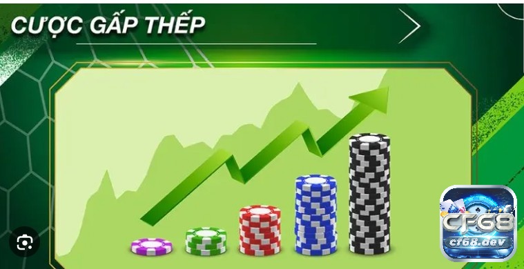 Đánh gấp thếp trong công thức Baccarat chỉ việc gấp đôi tới khi dành được chiến thắng