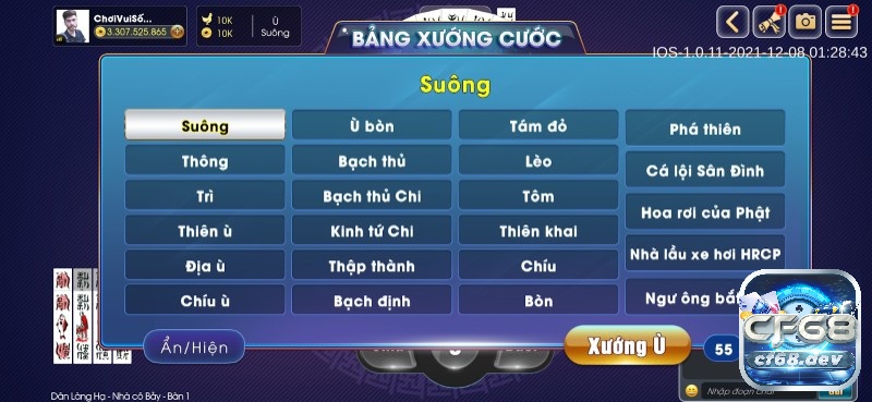 Các cước ù chắn - Cách xướng ù chắn như thế nào?