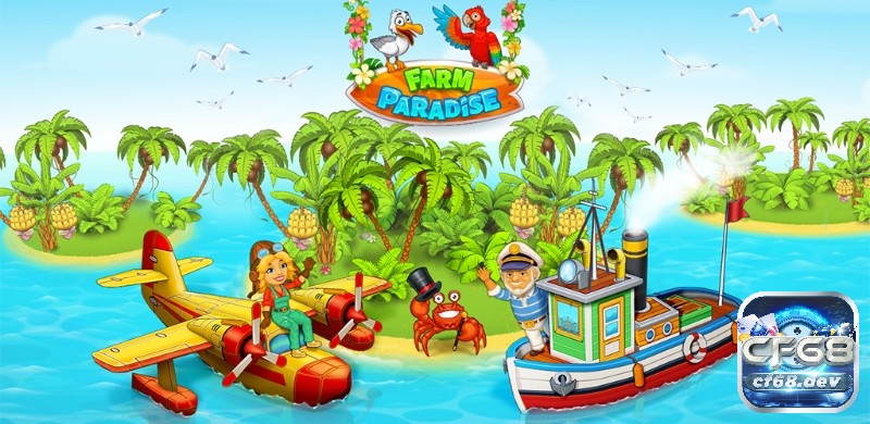 Farm Paradise mang đến một trải nghiệm nông trại với giao diện dễ chịu