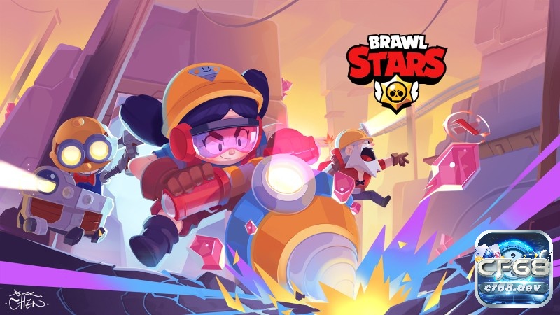 Brawl Stars - một trong những game nhiều người chơi nhất trên điện thoại mang đến những trận đấu hành động nhanh gọn